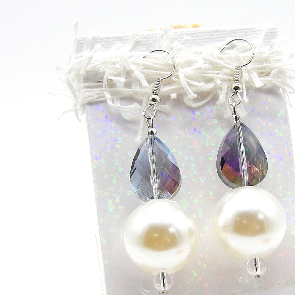 OOAK 🆕️ Teardrop Crystal Earrings